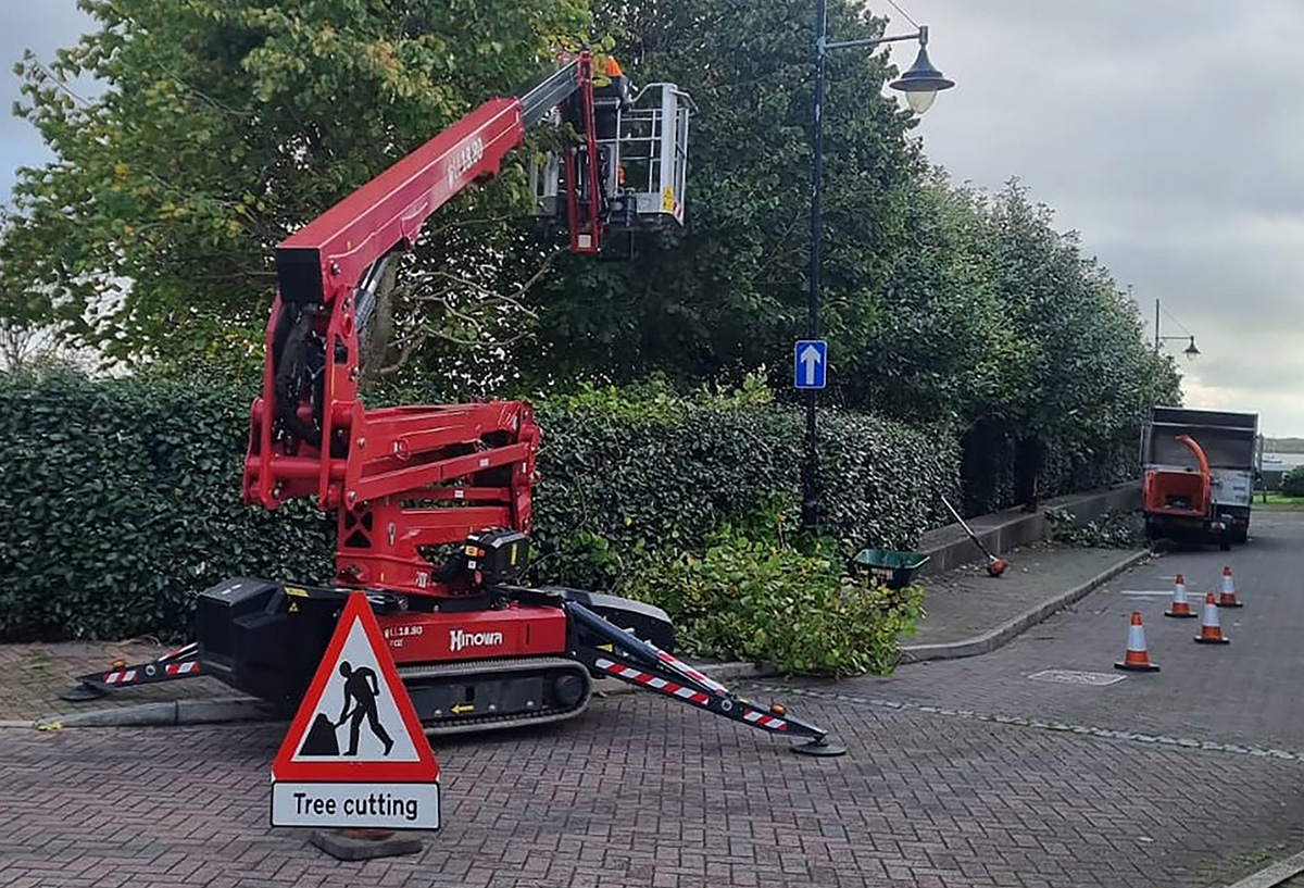 Tree surgeon hails ‘epic’ Hinowa spider lift